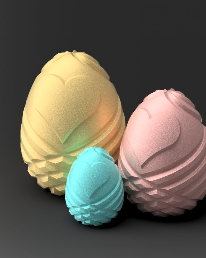 Large Heart Egg